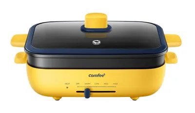 Obrázek produktu pro Comfeè MC-DH3020A2, 1300 W, Černá, Žlutá, 80 - 200 °C, 394 mm, 231 mm, 188 mm