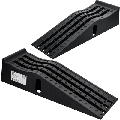 Immagine prodotto di STIX Rampe di carico per autovetture, portata 6T, modello PNS-01. Set di 2 rampe in plastica, capacità di carico 6000 kg