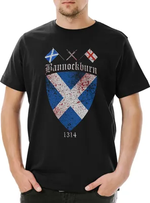 Produktbild von Urban Backwoods Bannockburn, Herren T-Shirt, Farbe: Schwarz, Größe: XS