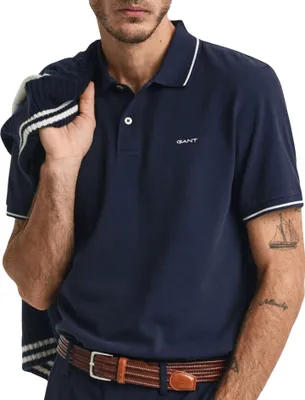 Produktbild von Gant Tipping SS Pique Rugger Poloshirt Herren