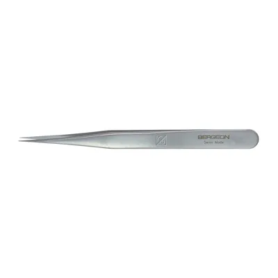 Obrázok produktu pre Zrnité kliešte Bergeon 7024-3, dĺžka 110 mm, antimagnetické, na presnú prácu