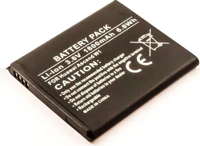Produktbild von Akku für Huawei Ascend Y360-U61 Li-Ion 3,7 Volt 1500 mAh schwarz.