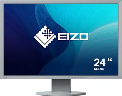 Produktbild von EIZO FlexScan EV2430-GY, 61,2 cm (24.1"), 1920 x 1200 Pixel, WUXGA, LED, 14 ms, Grau