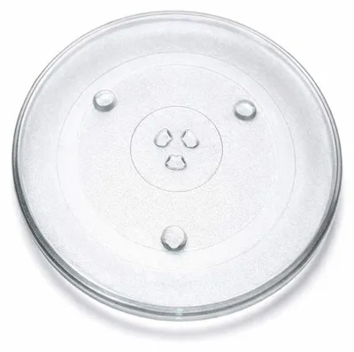 Mikrowellen-Drehteller aus Glas, 31,5 cm, erhöht