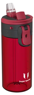 Produktbild von Sparrow Trinkflasche Kinder 500ml - TouchFlow Tritan Wasserflasche - BPA-frei - Sportflasche Auslaufsicher - Trinkflaschen mit Strohhalm für Sport, Outdoor - Leicht, Nachhaltig