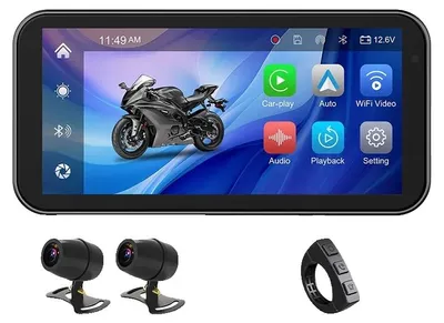 Productafbeelding van GPS-navigatie voor motorfietsen, 1080P-opname, IP67 waterdicht, model SS-MTF3