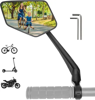Productafbeelding van Fietsspiegel - 360 graden verstelbaar - Voor e-bike en e-step