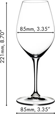 Produktbild von Riedel Wine Friendly White Wine / Champagne 003, 4er Set, Weinglas, Champagnerglas, Weißwein Glas, Kristallglas, 440 ml, 6422-04-3