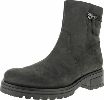 Produktbild von Gabor Damen Stiefelette Grau Leder Blockabsatz 4,5 cm Reißverschluss Größe 35