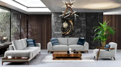 Zdjęcie produktu dla Sofa zestaw do salonu zestaw tapicerowany zestaw sof zestaw wypoczynkowy 4+3+1