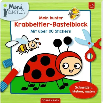 Produktbild von Mein bunter Krabbeltier-Bastelblock