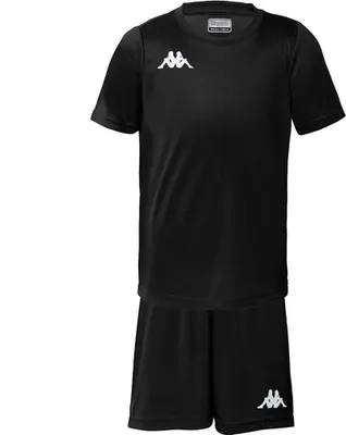 Produktbild von Kappa Gorkit Kurzarm-set Schwarz 14 Years Kinder Schwarz 14 Years