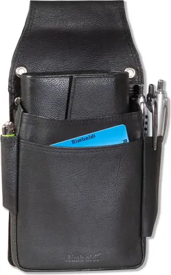 Produktbild von Rimbaldi® Sehr robustes Profi-Kellnerbörsen-Holster aus weichem, naturbelassenem Rindsleder in Schwarz