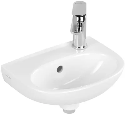 Produktbild von Villeroy & Boch O. Novo Waschbecken mit Hahnloch 36x27,5x10 cm Weiß Alpin CeramicPlus