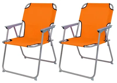 Produktbild von Set mit 2 klappbaren Campingstühlen