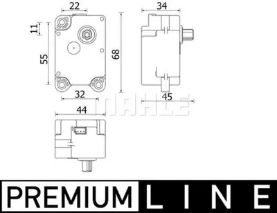 Produktbild von MAHLE AA 71 000P Klima Stellmotor Stellelement Mischklappe für VOLVO V70 III (135) für LAND ROVER Range Rover Evoque (L538)