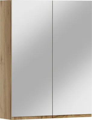Produktbild von ADK Möbel - Hängender Badschrank, mit Spiegel Antico 80, 78x80x17cm, Craft Gold