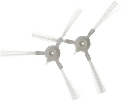 Produktbild von vhbw 2x Seitenbürste kompatibel mit 360 S6 Saugroboter - Reinigungsbürsten Set, weiß