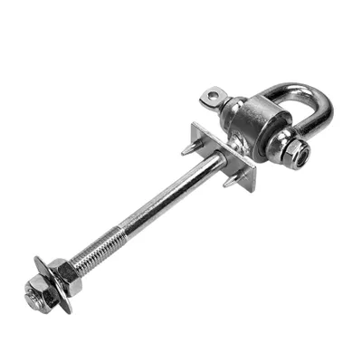 Produktbild von Schaukelhaken Typ D M12 140 mm mit Nylonlager verzinkt