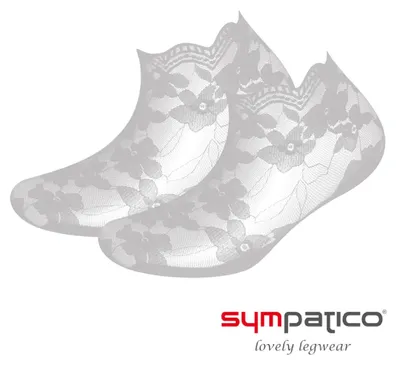 Lusana Sneakersöckchen LIZZY 2er Pack in weiß