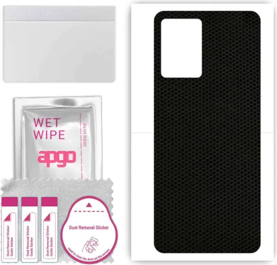 Produktbild von apgo Rückseite Schutzfolie, Skin, kompatibel mit Vivo T2x, Hinten Displayschutzfolie aus Vinylfolie, kratzfest, einfache Montage - Matrix