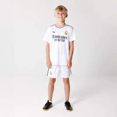 Produktbild von Real Madrid Trikot Set Heim - Kinder - 2024-2025 - Heimtrikot - 152