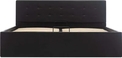 Produktbild von "Winterschlussverkauf "Stauraumbett Hydraulisch - CLORIS - Doppelbett - Robust und langlebig - Schwarz Kunstleder 160×200cm - Einfache Montage -  - NeuMöbel1528432