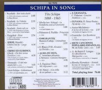 Image de Schipa en chanson