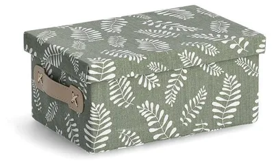 Produktbild von Aufbewahrungsbox 'Leaves', Baumwolle/Polyester,