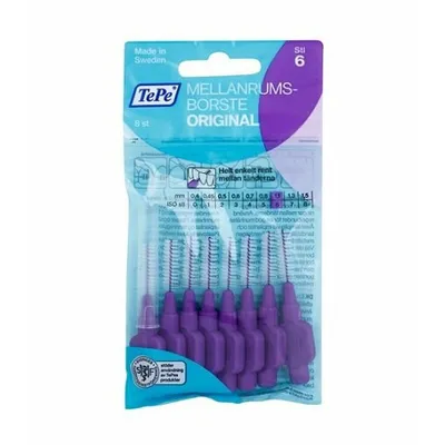 Produktbild von TePe Original Interdentalbürsten 6 lila (1,1 mm) 8 St.