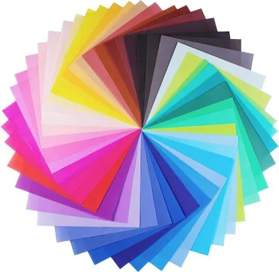 Produktbild von Opret Origami Papier 10x10cm, 50 Farben 100 Blatt, 10x10 Faltpapier Quadratisch Origamipapier Origami-papier Faltblätter Farbiges Papier für DIY Kunst und Bastelprojekte