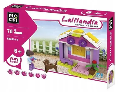 Produktbild von BLOCKI Lalilandia Wochenendgrundstück Konstruktionsbausteine 70 Teile