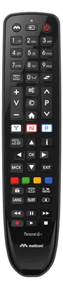 Productafbeelding van Meliconi Gumbody Personal 6 plus, afstandsbediening, IR, draadloos, TV, met druktoetsen