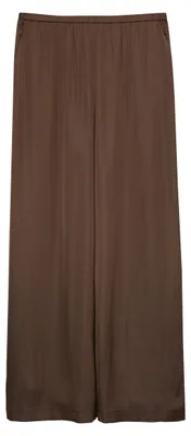 Produktbild von COMMA Damen Hose aus Satin – Wide Leg, High Rise, Elastikbund mit Eingrifftasche