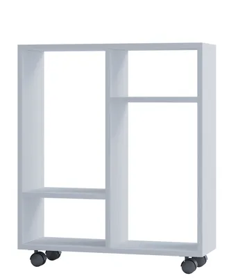Produktbild von VCM Holz Nischenschrank Regal Rollen Nischenregal Beistelltisch Raumteiler Dremala