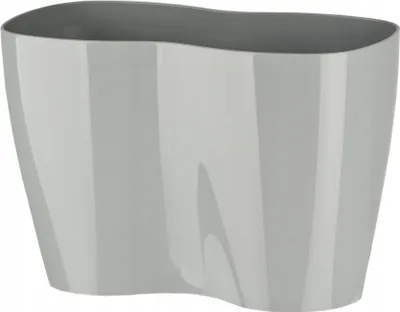 Obrázek produktu pro KADAX květináč "Fermo", květináč, plastový květináč, květináč, šedý, 23 cm