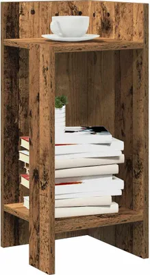 Produktbild von "WINTER SALE"Beistelltisch - modernes Design - Flurtisch/Wohnzimmertisch - mit Ablage Altholz-Optik 25,5x27x60cm DE662723 - Konsolentische