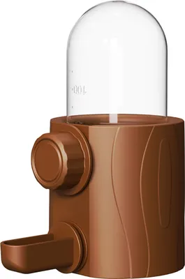 Produktbild von Automatischer Vogeltränkespender, 250 ml, Stumpfform, Papageien-Wasserspender, Sittichkäfig, hängende Trinkvorrichtung für kleine Haustiere, Wellensittiche, Unzertrennliche, Kanarienvögel, Nymphensittiche