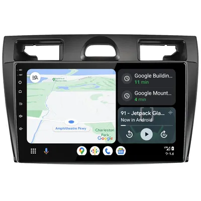 Obrázek produktu pro Hexinex Android 15 autorádio 9 palcový Carplay Android Auto pro Ford Fiesta 2002-2008 GPS Navi WiFi BT SWC FM RDS DSP USB 2DIN 2GB+64GB
