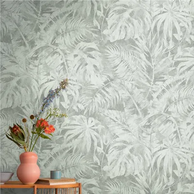 Produktbild von A.S. Creation Fototapete 8.80 x 0.53 m Livingwalls Dschungel Tapete Grün 791456 Palmen CosmoLiving by Cosmopolitan