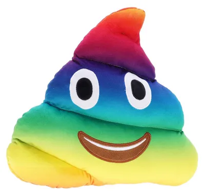 Immagine prodotto di Cuscino a forma di mucchio Colori dell'arcobaleno Decorazione per bambini