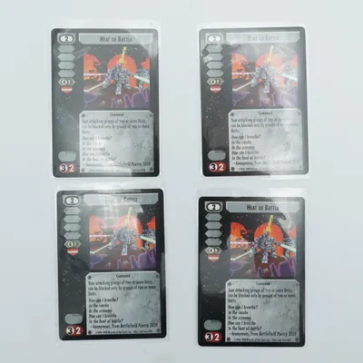 Produktbild von BattleTech CCG Trading Card Game: Heat of Battle – set of 4 cards