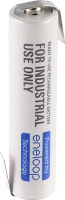 Produktbild von Panasonic eneloop Standard Akku Micro AAA HR-4UTG 800mAh mit Lötfahnen, früher Sanyo Eneloop