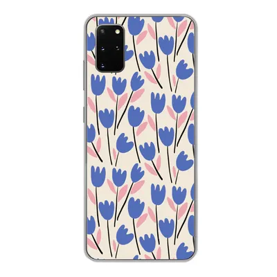 Produktbild von MuchoWow® Handyhülle Schutzhülle Hülle für Samsung Galaxy S20 Plus Blume - Muster - Tulpe Silikon Softcase Handy Hülle - Hartschale
