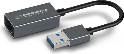 Productafbeelding van Esperanza Gigabit Ethernet-adapter, 1000 Mbit/s, USB 3.0 - RJ45