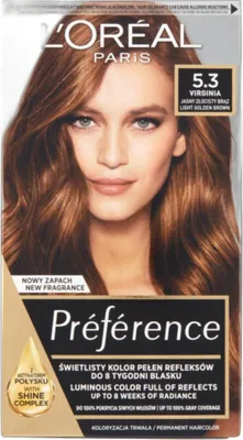 Zdjęcie produktu dla L'Oreal Paris Preference Farba do włosów 5.3 Virginia
