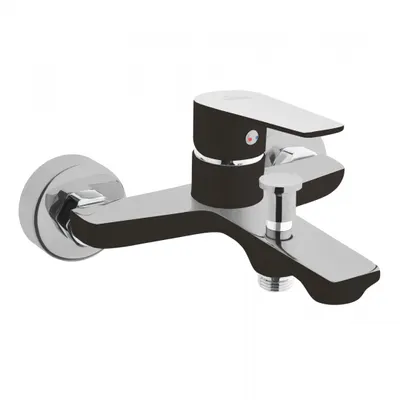 Obrázek produktu pro Vanová baterie DOKOS černá/chrom (BW-19-004-V)
