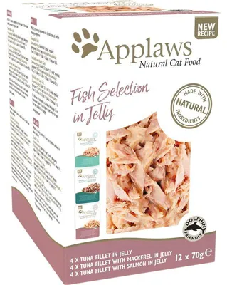 Image de Applaws Cat Envelope Selec Fish Jelly Multi 12X70Gr