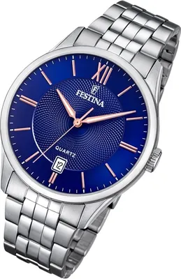 Produktbild von Festina Armbanduhr Date ACERO CLASICO Blue - Rose-gold