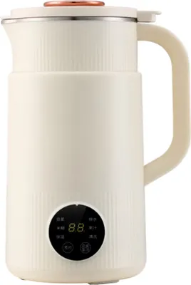 Produktbild von Nussdrinkbereiter, automatische Sojamaschine mit scharfer Klinge, Wärmeerhaltungsfunktion, sicher zu verwenden, EU-Stecker, elektrische hausgemachte Mandel-Hafer-Maschine
